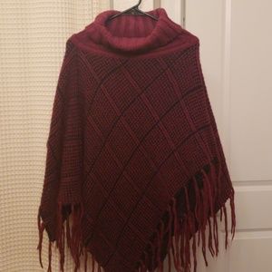Cowl Neck Pancho